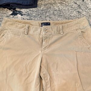 American Eagle Outfitters Women's Tan Wide Leg Pants